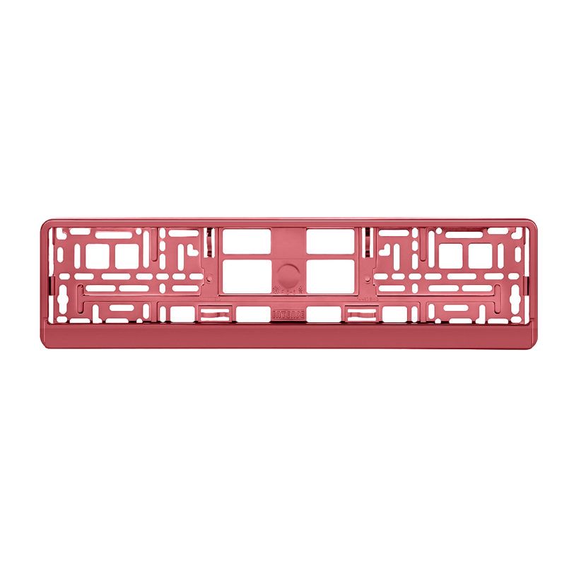 ramka metalizowana czerwona do tablicy rejestracyjnej