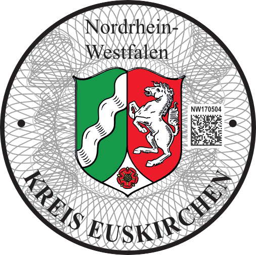 Niemieckie naklejki landowe Nordrhein-Westfalen Kreis Euskirchen