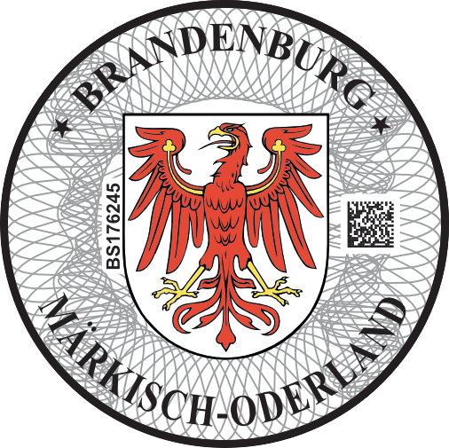 Niemieckie naklejki landowe Brandenburg Mä rkisch-Oderland